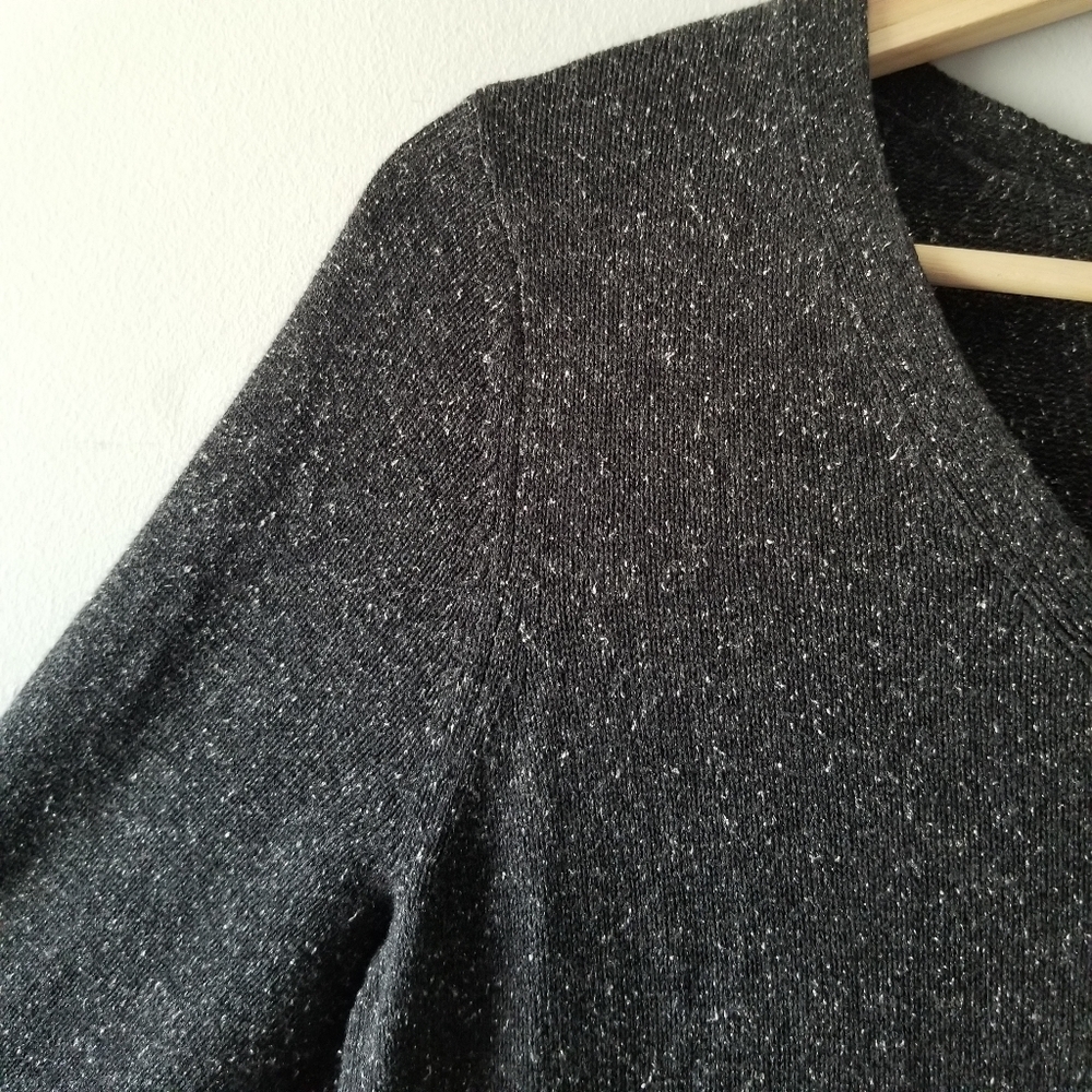 J Jill Speckled Gray Silk Cotton Sweater Dress SP - Picture 8 of 10
